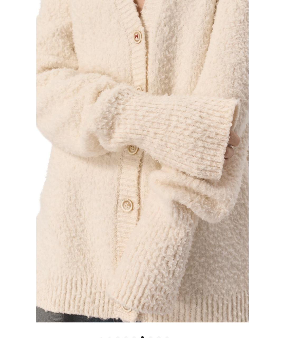 MAISON MARGIELA Белый хлопковый кардиган, фото 7