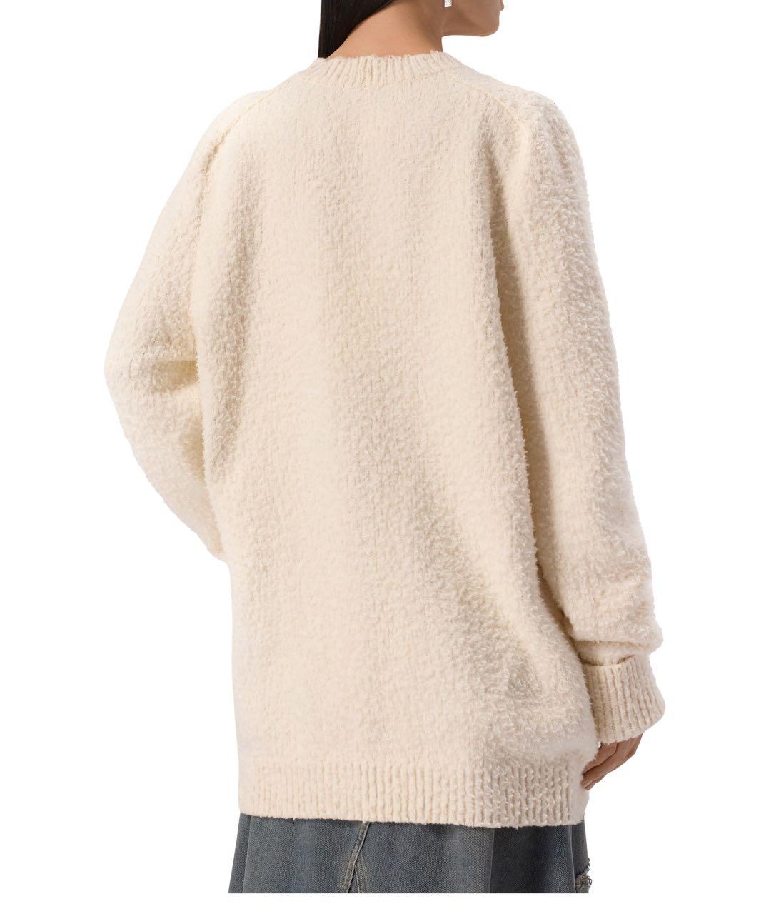 MAISON MARGIELA Белый хлопковый кардиган, фото 2