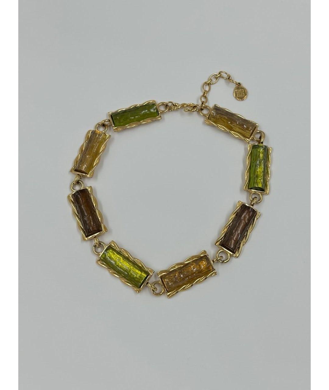 GIVENCHY Мульти позолоченное колье, фото 9