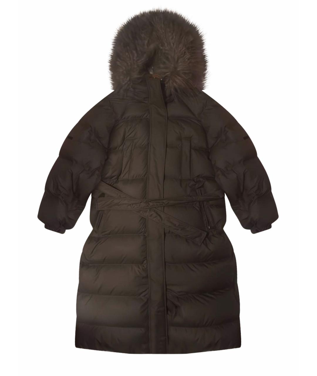 KITON Бежевый полиэстеровый пуховик, фото 1