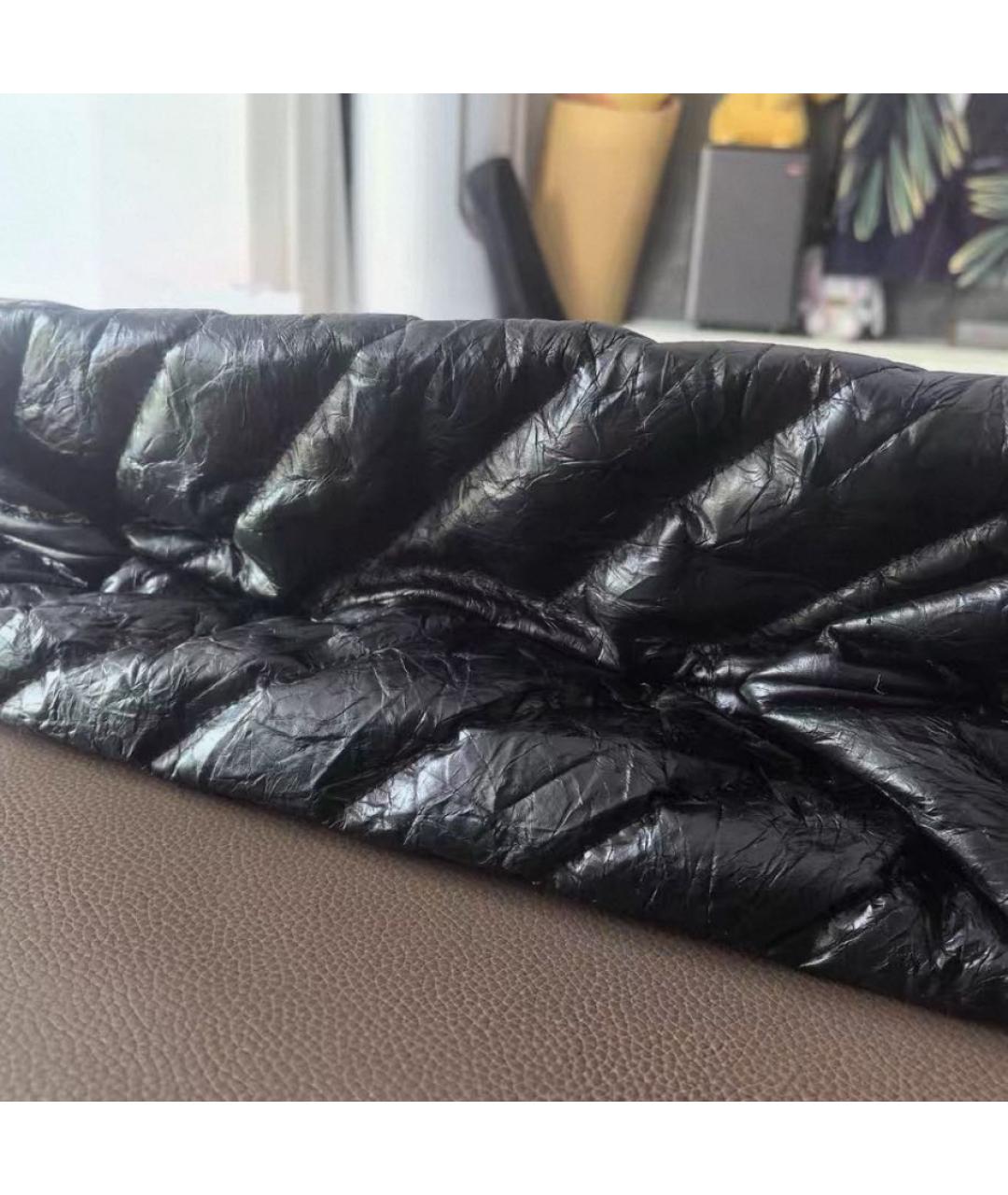 BALENCIAGA Черная сумка через плечо из лакированной кожи, фото 4