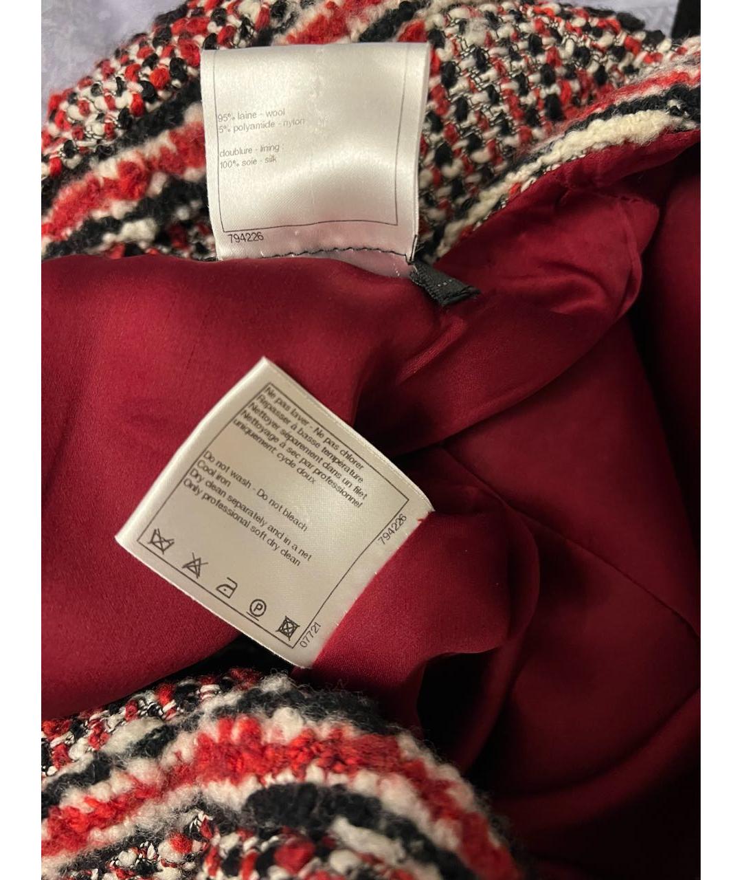 CHANEL Мульти твидовое повседневное платье, фото 5