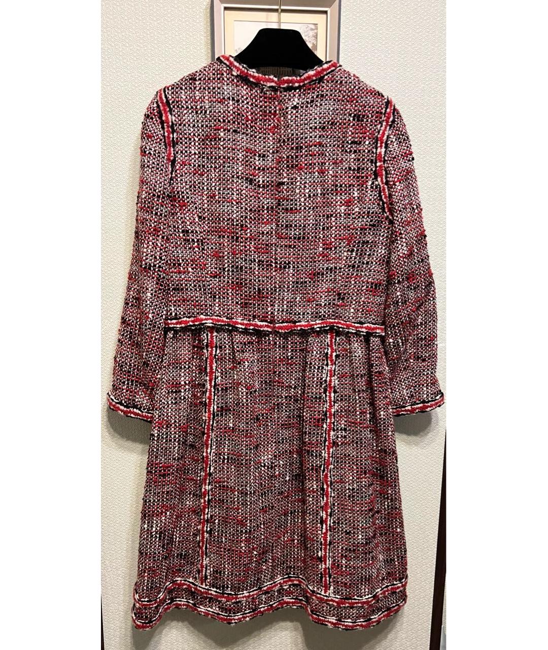 CHANEL Мульти твидовое повседневное платье, фото 2