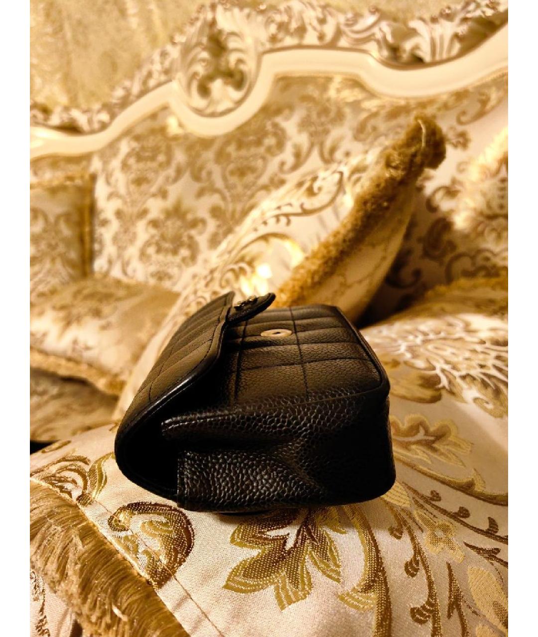 CHANEL Черная кожаная поясная сумка, фото 4