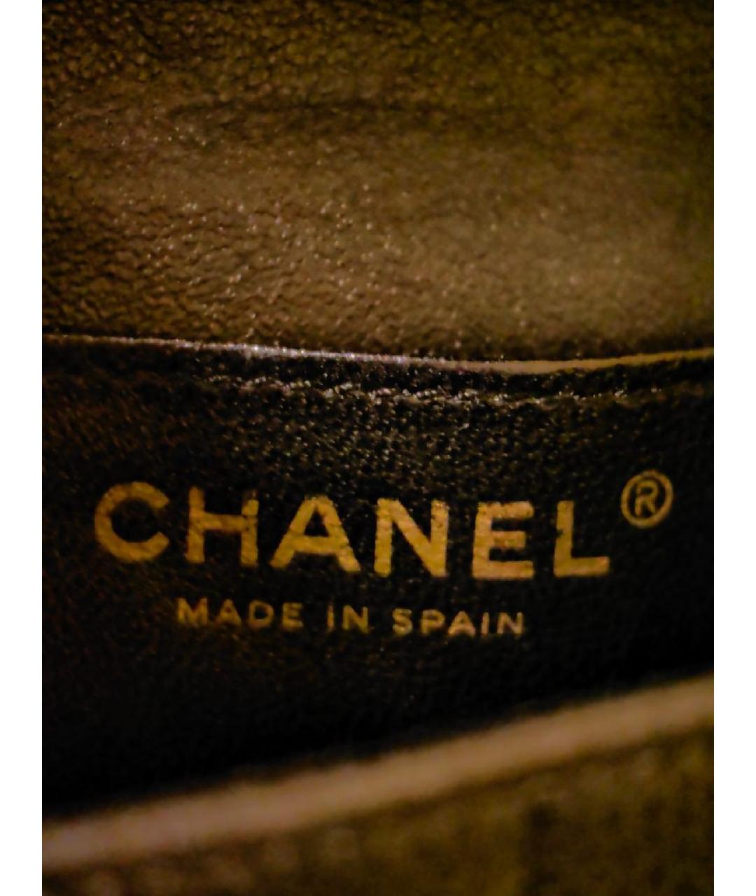 CHANEL Черная кожаная поясная сумка, фото 5