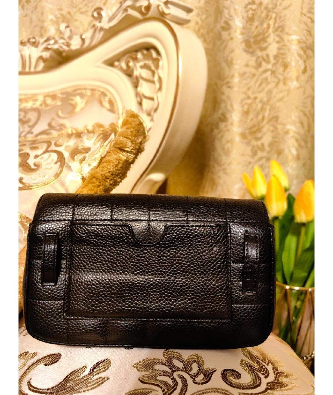 CHANEL Черная кожаная поясная сумка, фото 3