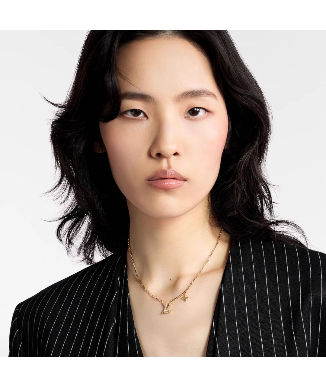 LOUIS VUITTON Золотое металлическое колье, фото 3