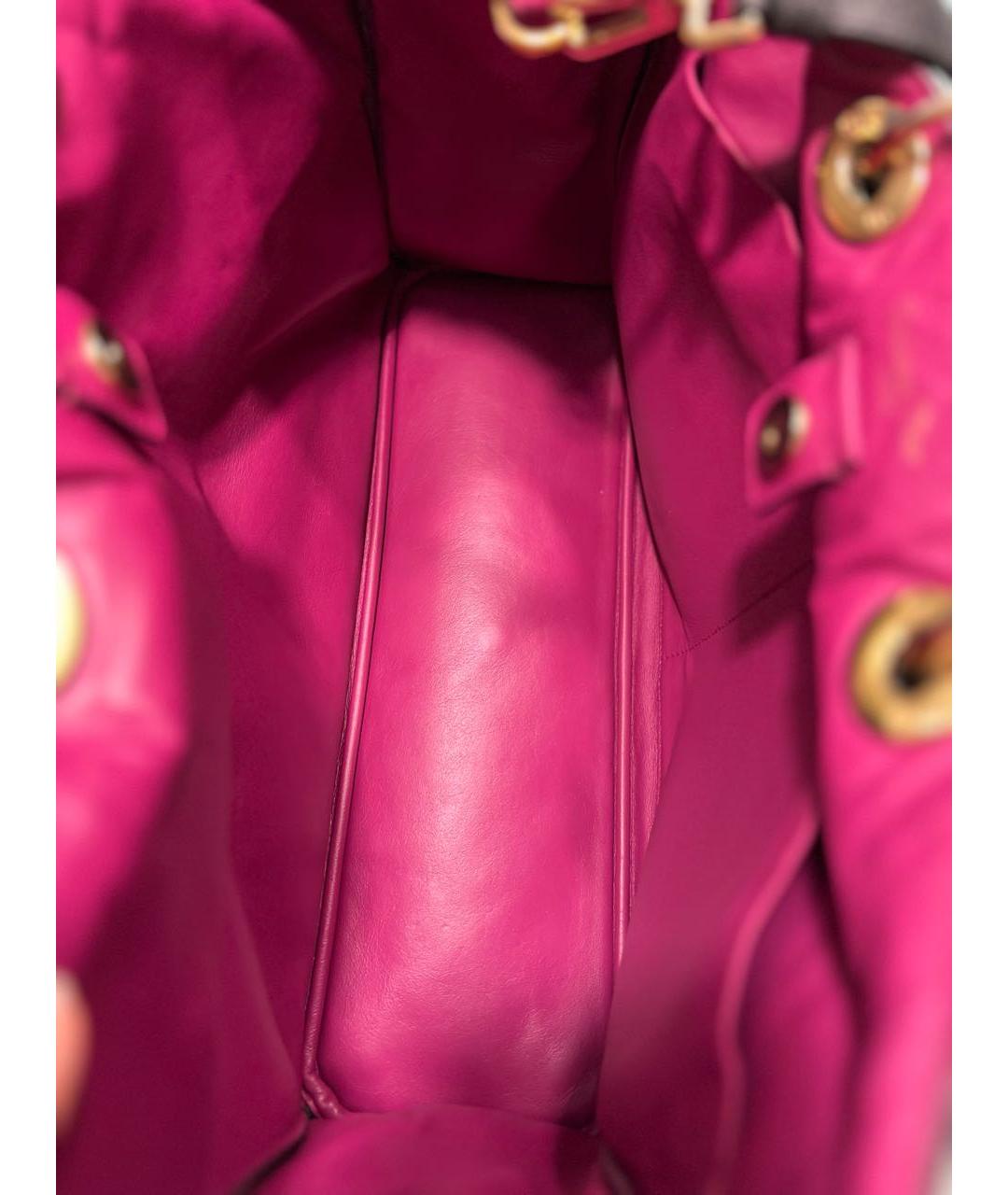 CHRISTIAN DIOR Черная кожаная сумка с короткими ручками, фото 7