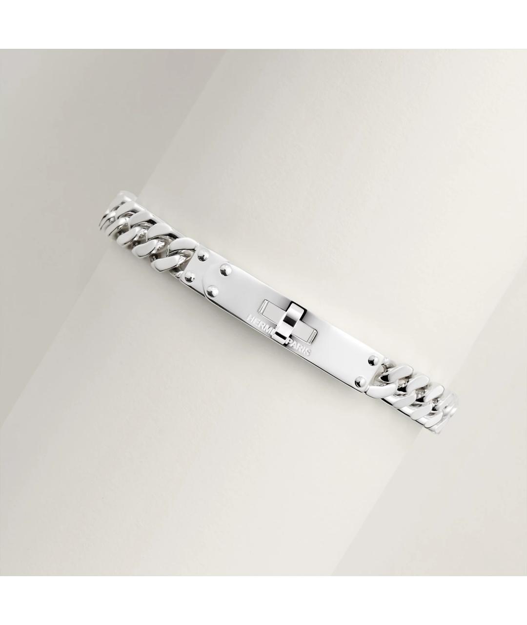 HERMES Серебрянный серебряный браслет, фото 2