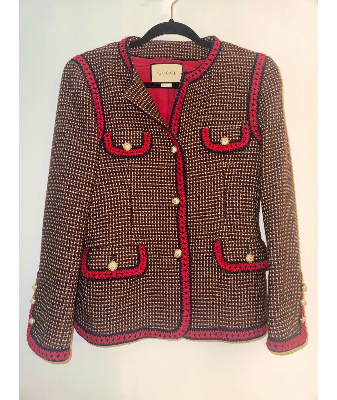 GUCCI Твидовый жакет/пиджак, фото 2