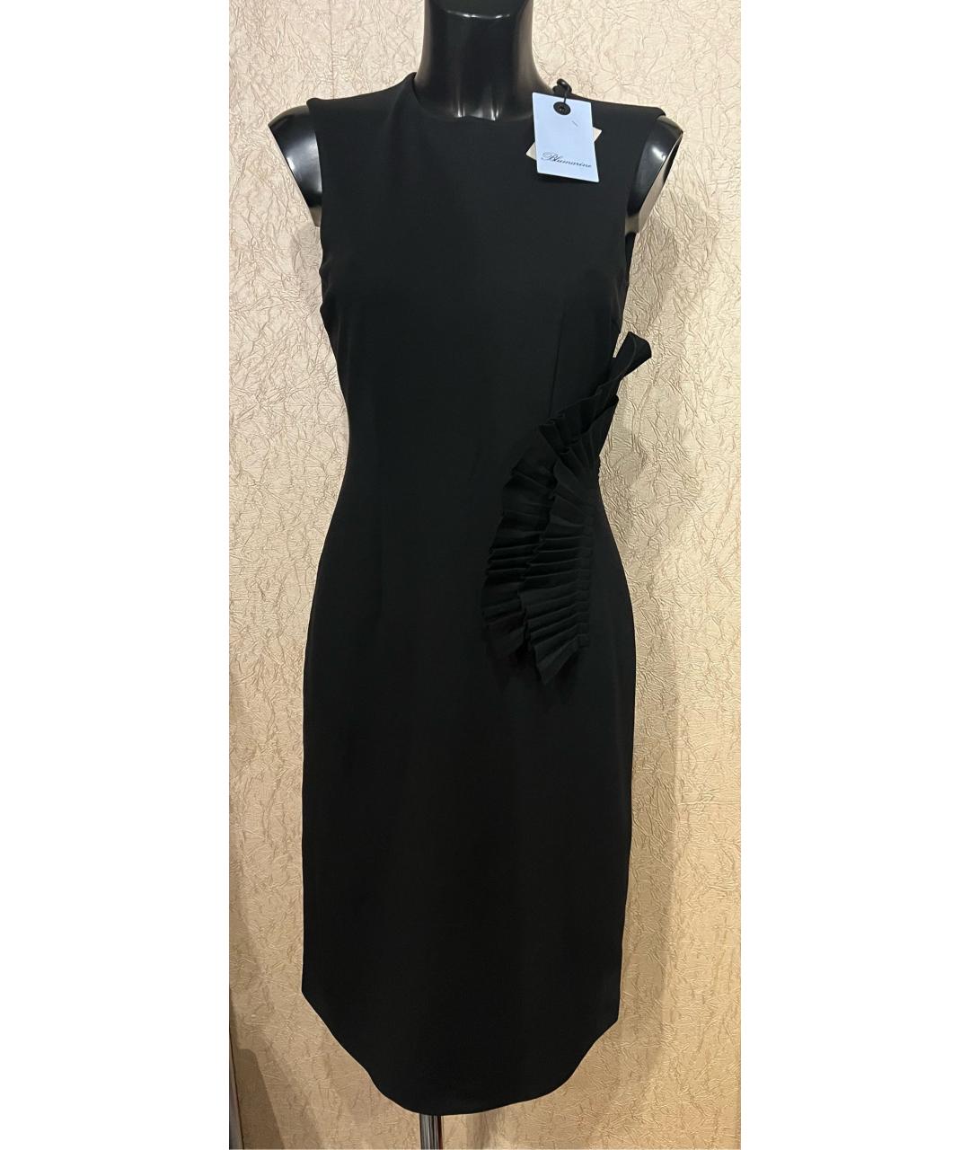 BLUMARINE Черное вискозное платье, фото 3