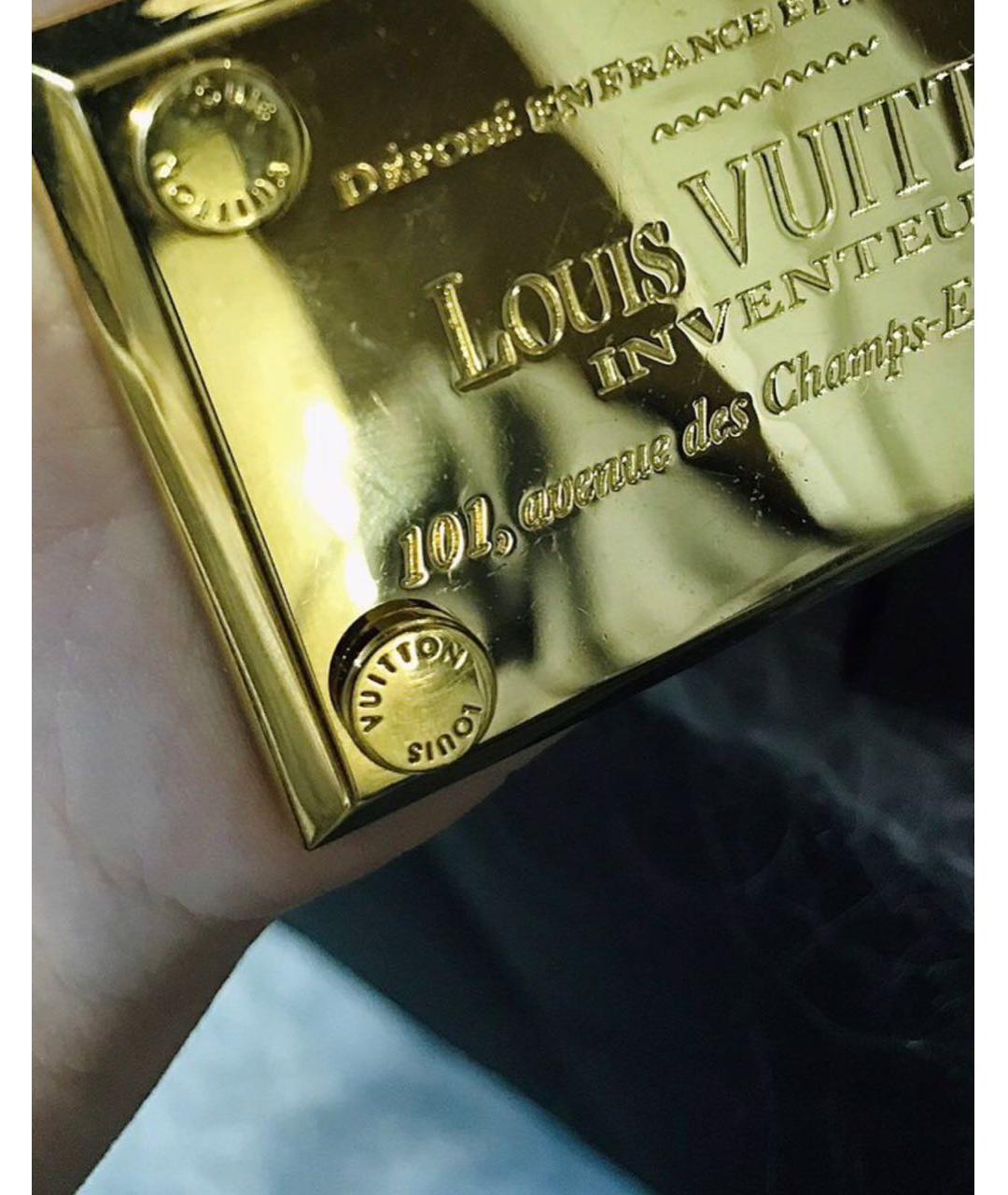 LOUIS VUITTON Золотой брелок, фото 7