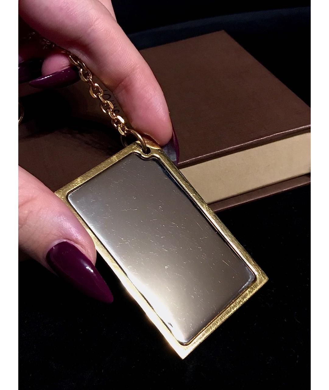 LOUIS VUITTON Золотой брелок, фото 2