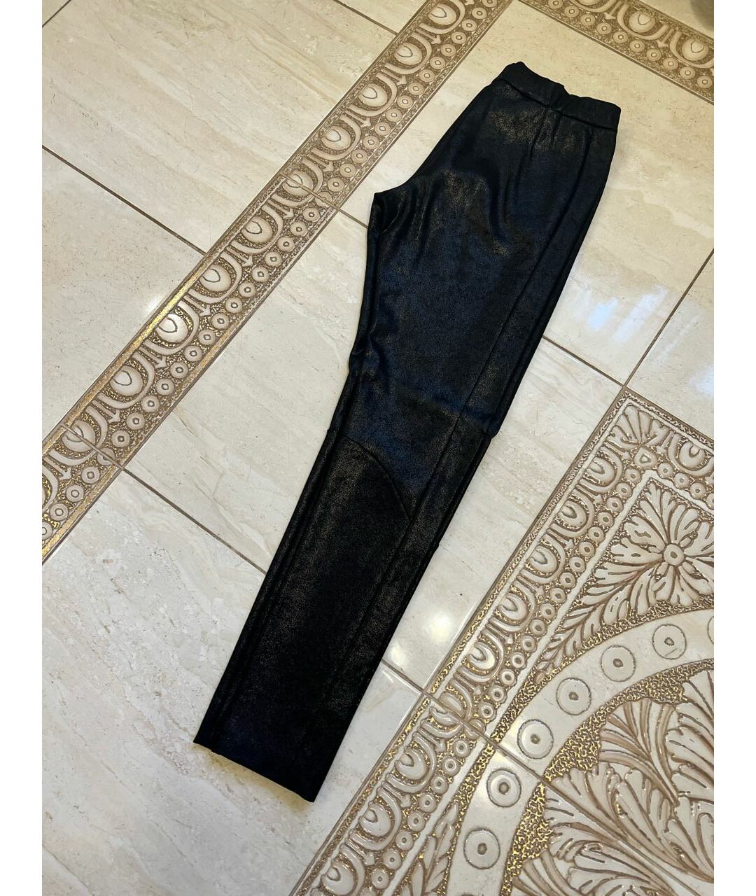 ICEBERG Черные вискозные брюки узкие, фото 3