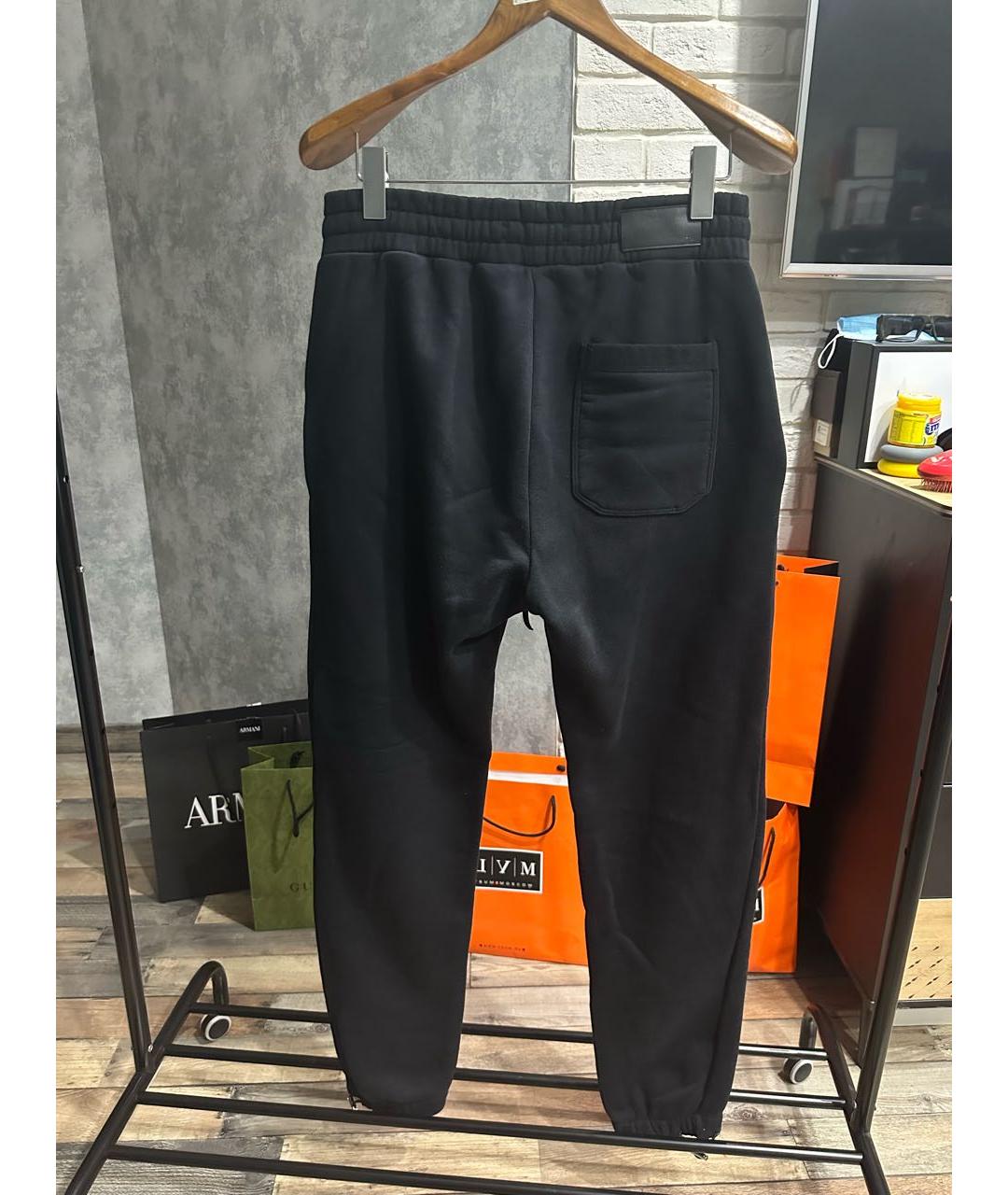 AMIRI Черные хлопковые повседневные брюки, фото 6