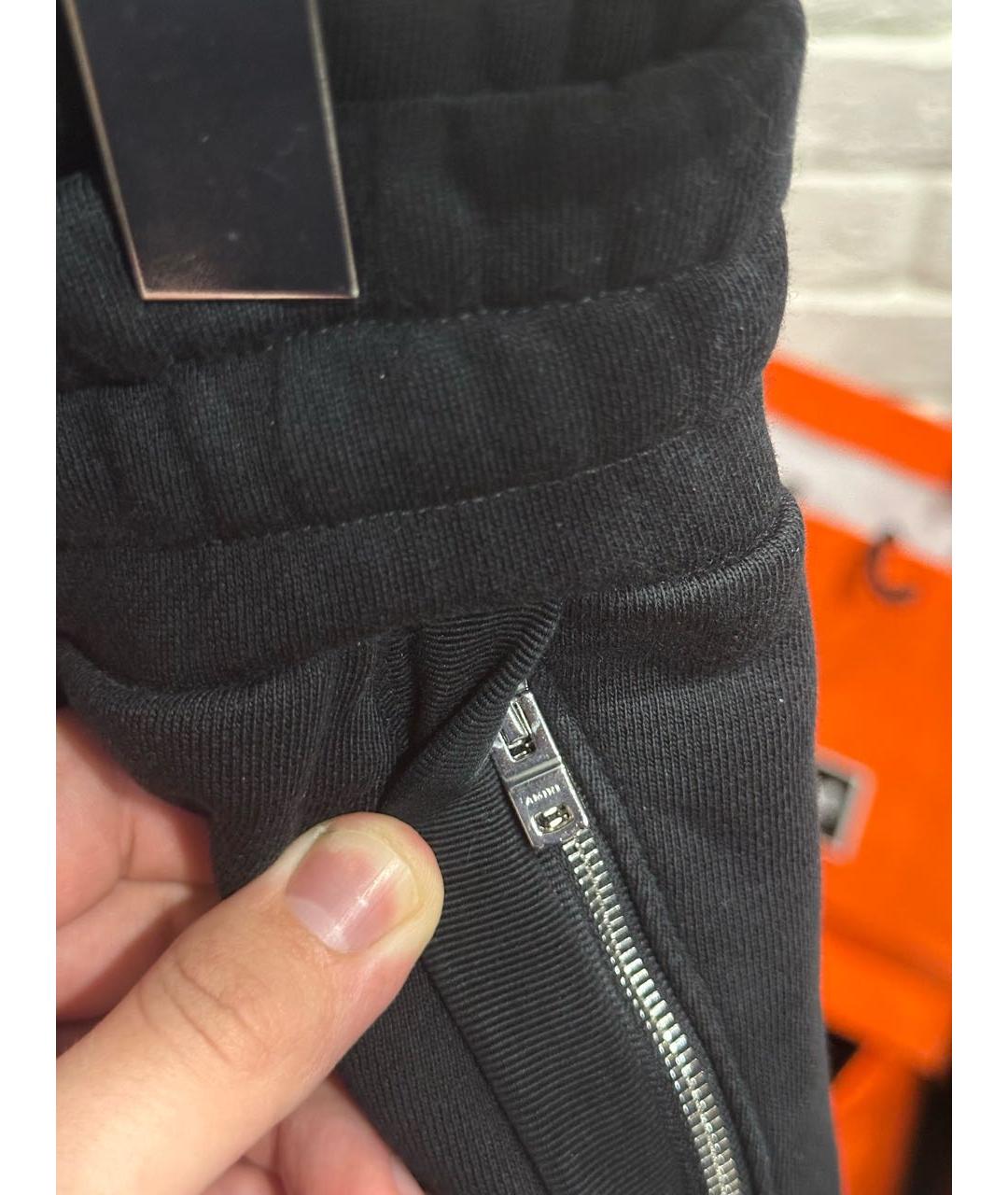 AMIRI Черные хлопковые повседневные брюки, фото 7