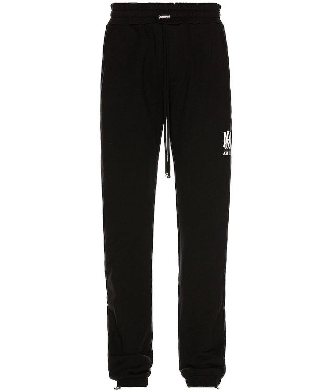 AMIRI Черные хлопковые повседневные брюки, фото 1