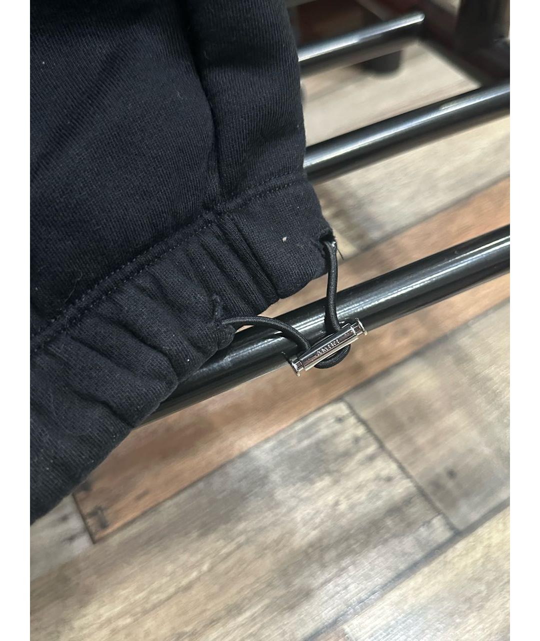 AMIRI Черные хлопковые повседневные брюки, фото 8