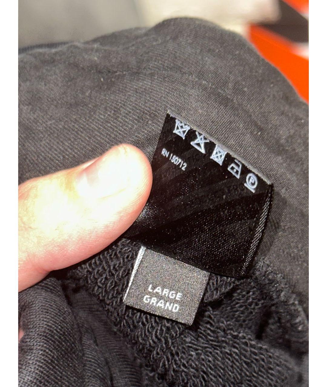 AMIRI Черные хлопковые повседневные брюки, фото 4