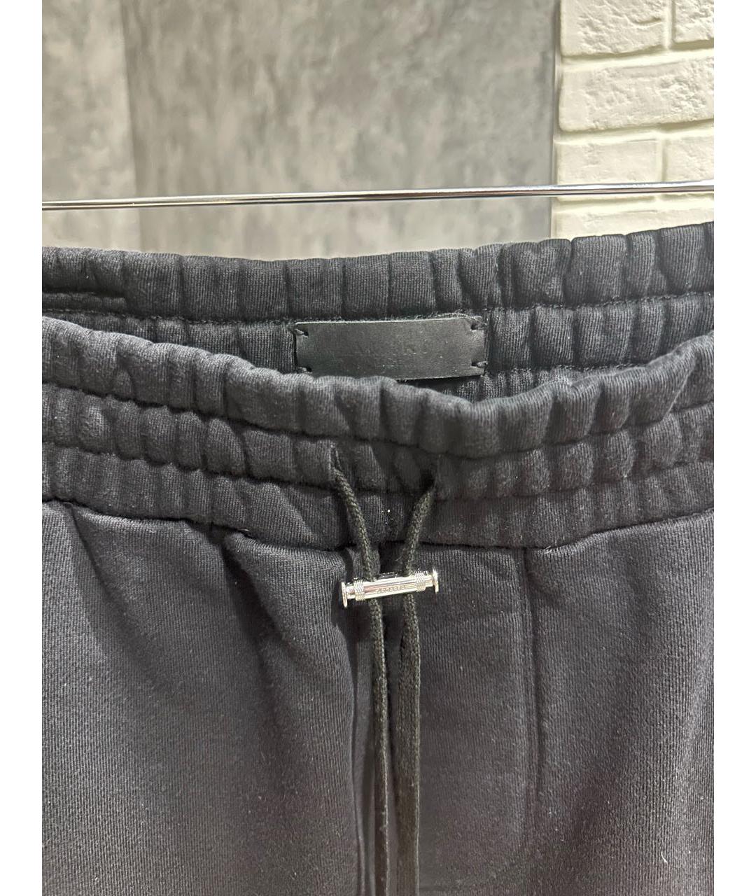 AMIRI Черные хлопковые повседневные брюки, фото 5