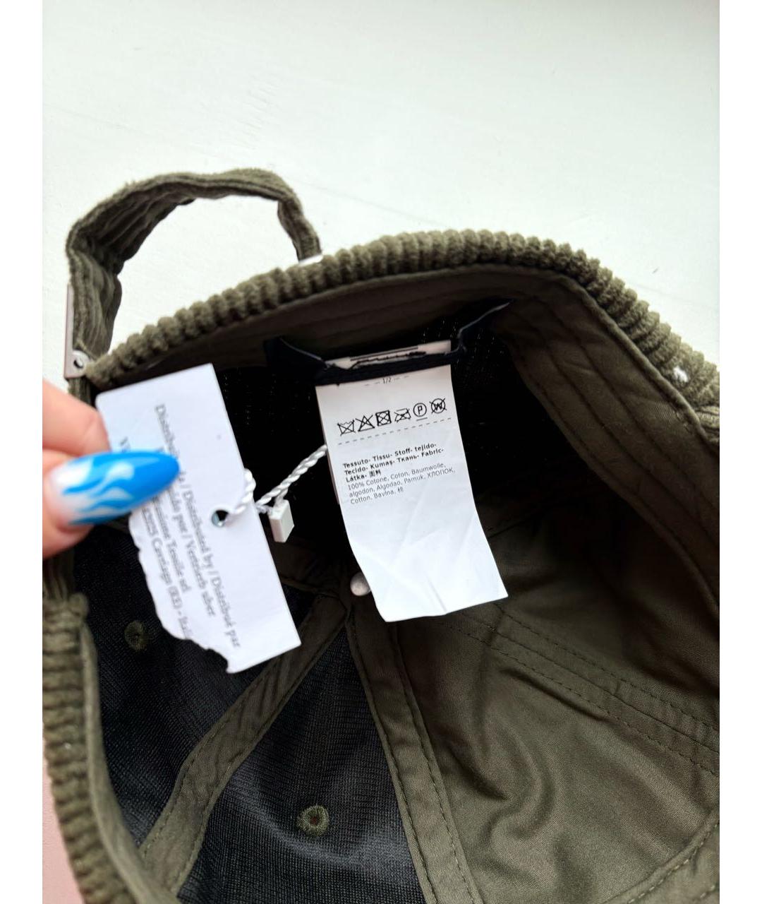 WEEKEND MAX MARA Хаки кепка, фото 4