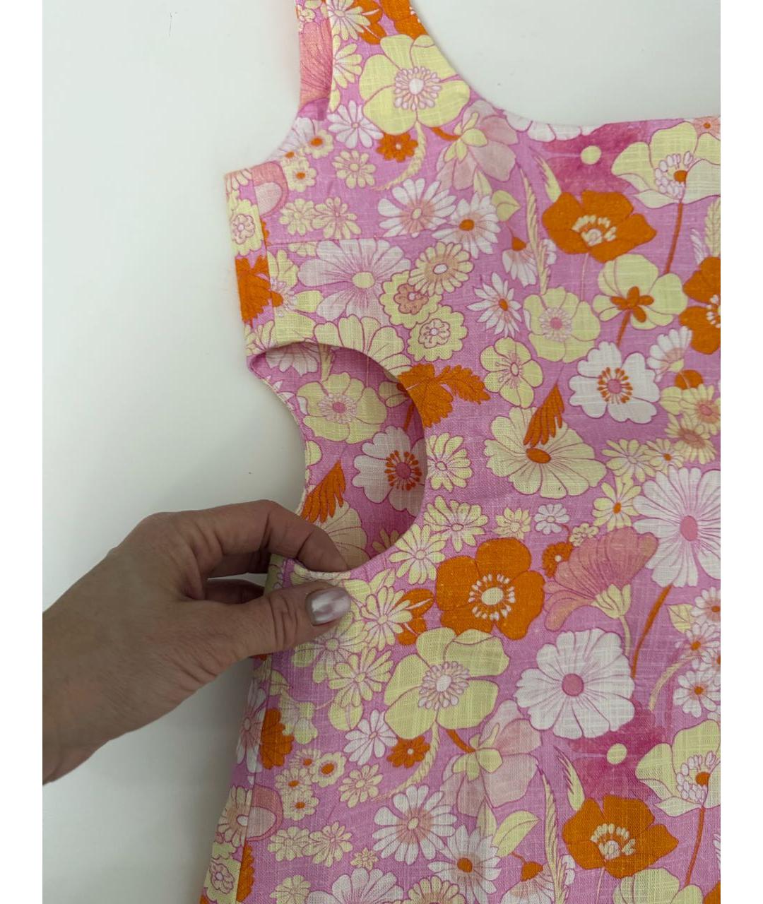 MAJE Мульти хлопковое коктейльное платье, фото 7