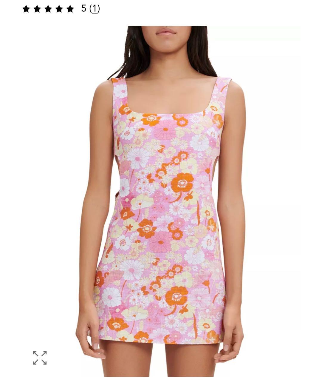 MAJE Мульти хлопковое коктейльное платье, фото 4