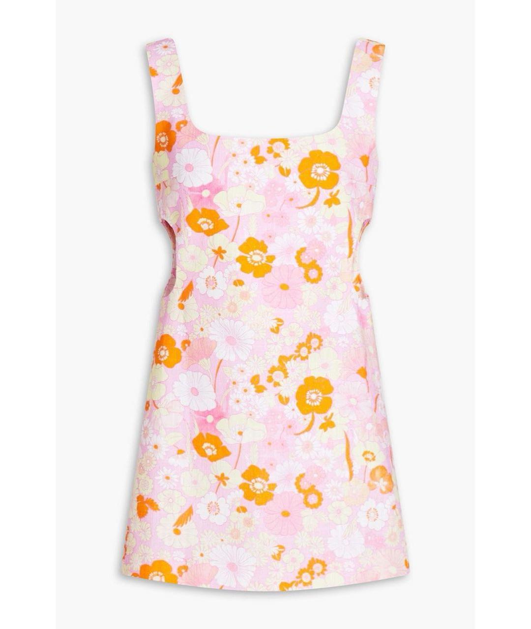 MAJE Мульти хлопковое коктейльное платье, фото 9