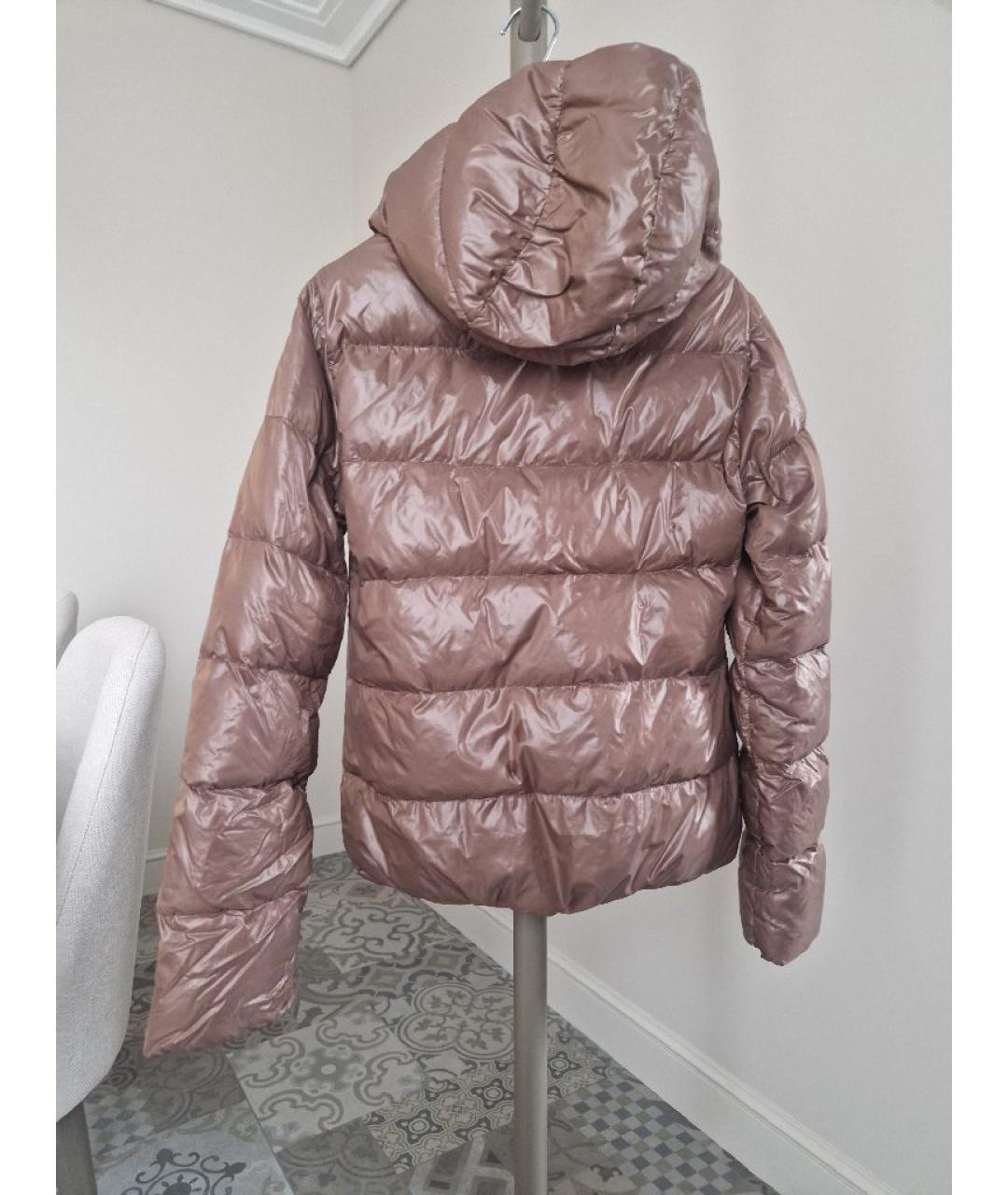 DUVETICA Бежевая полиамидовая куртка, фото 2