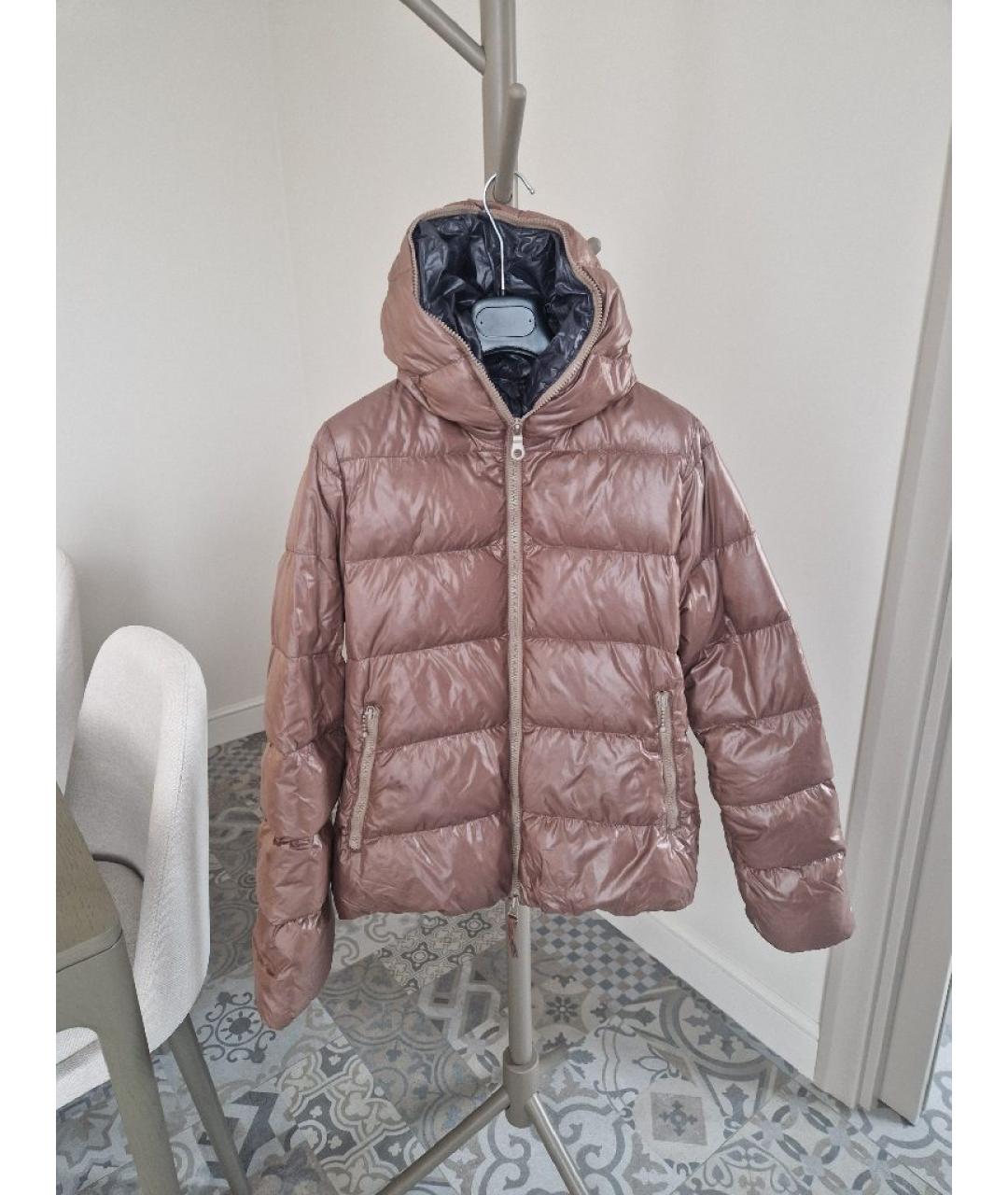 DUVETICA Бежевая полиамидовая куртка, фото 5
