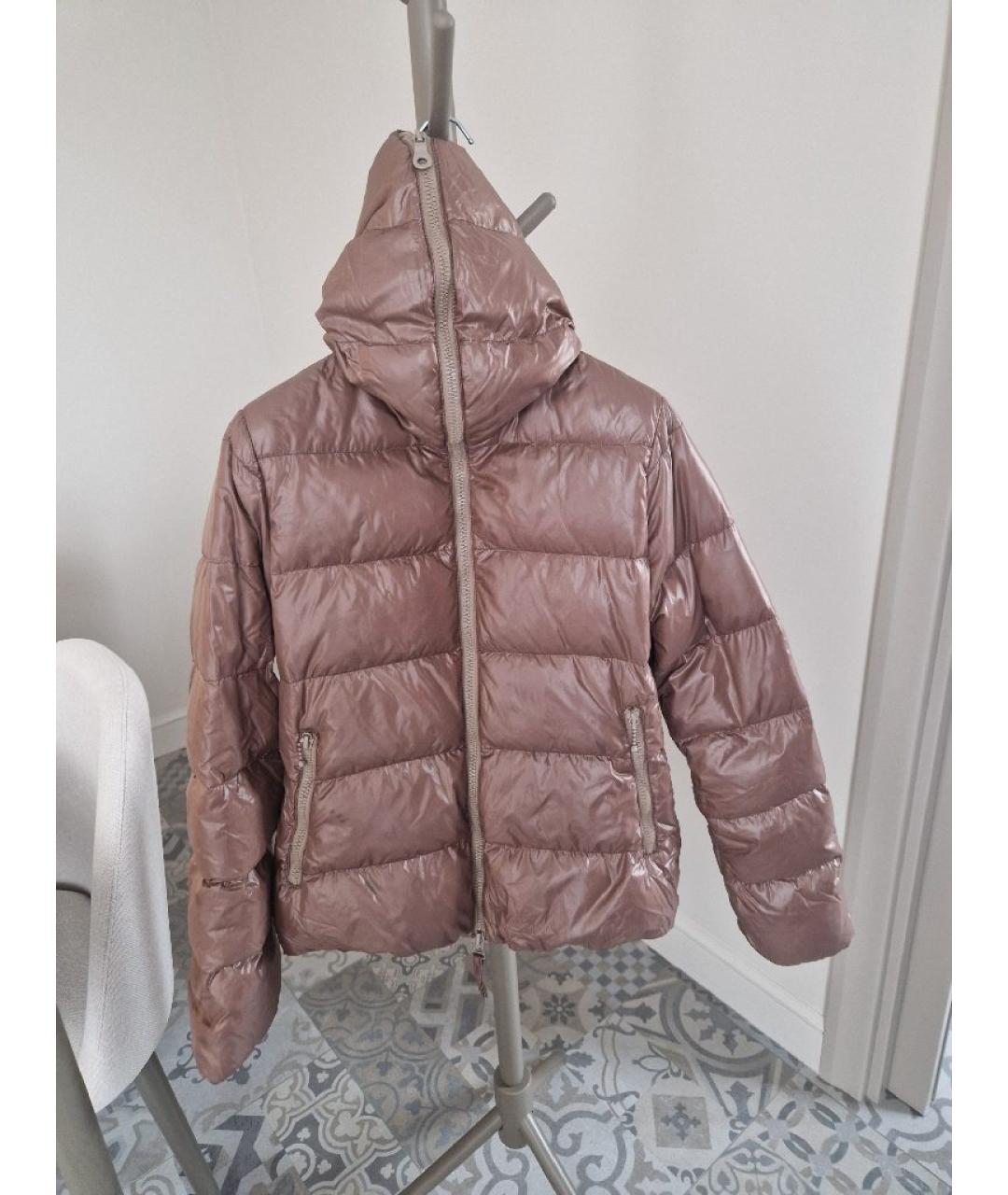DUVETICA Бежевая полиамидовая куртка, фото 4