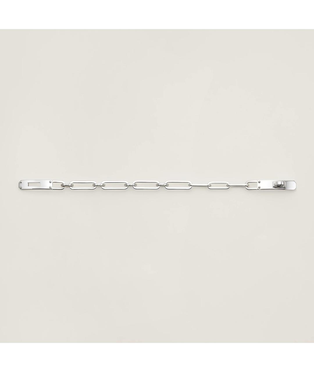 HERMES Серебрянный серебряный браслет, фото 3