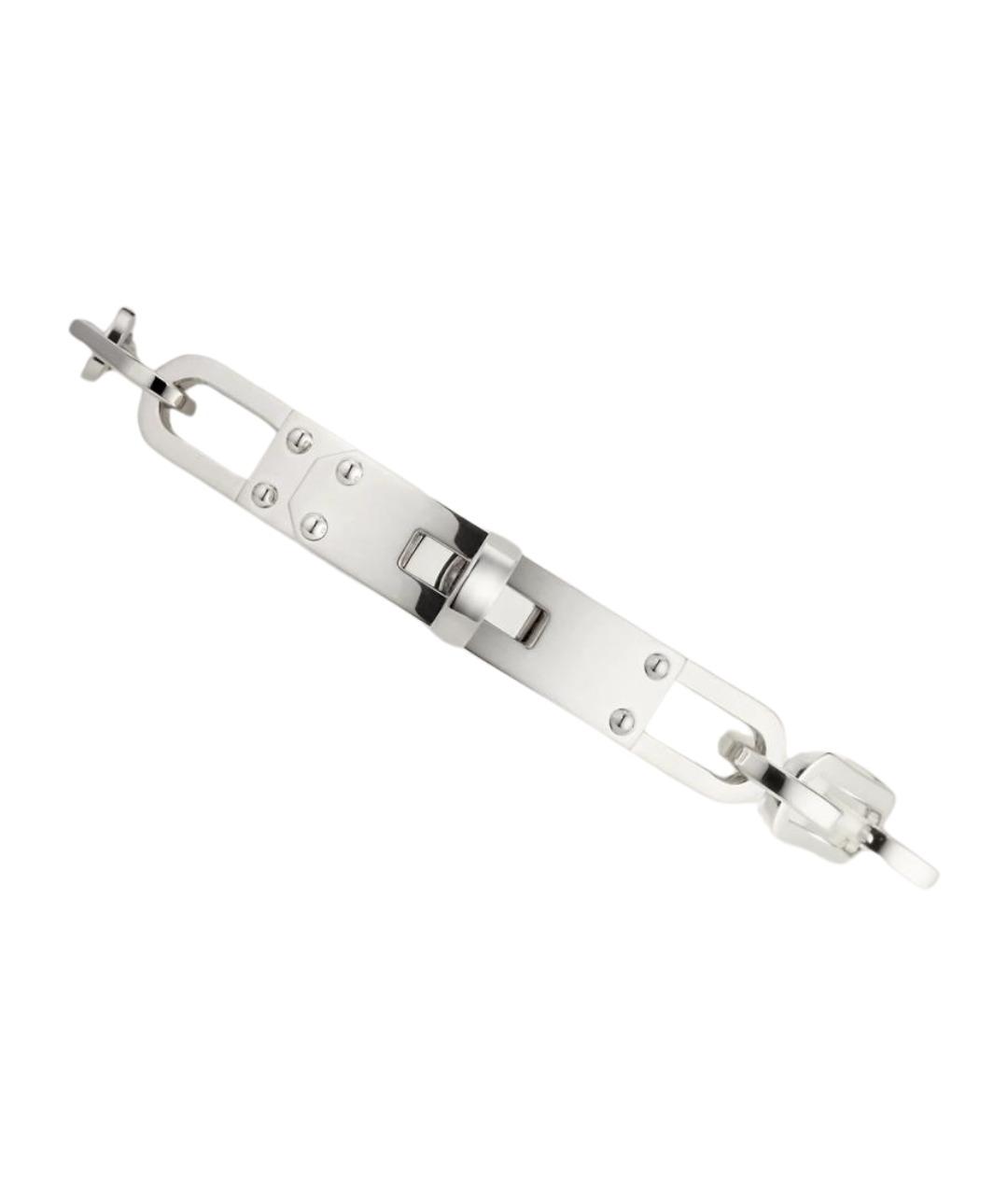 HERMES Серебрянный серебряный браслет, фото 1