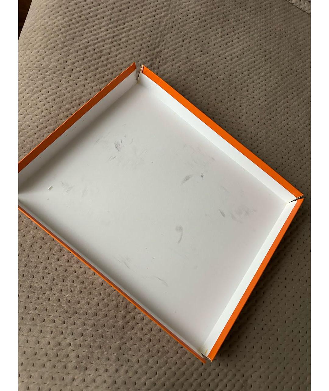 HERMES Бежевые кожаные ботинки, фото 8