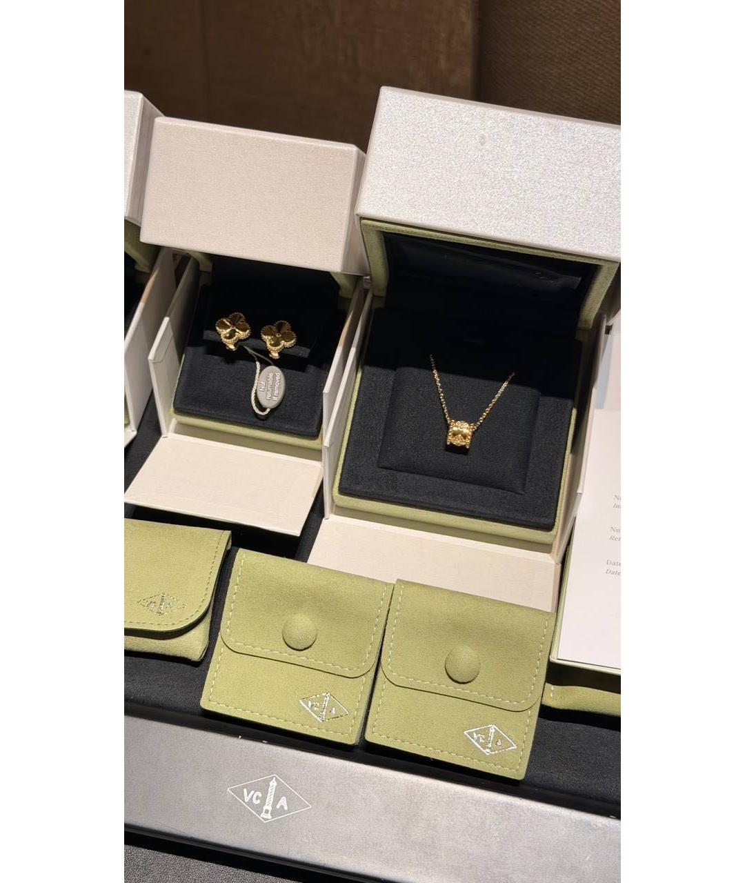 VAN CLEEF & ARPELS Золотые серьги из желтого золота, фото 3