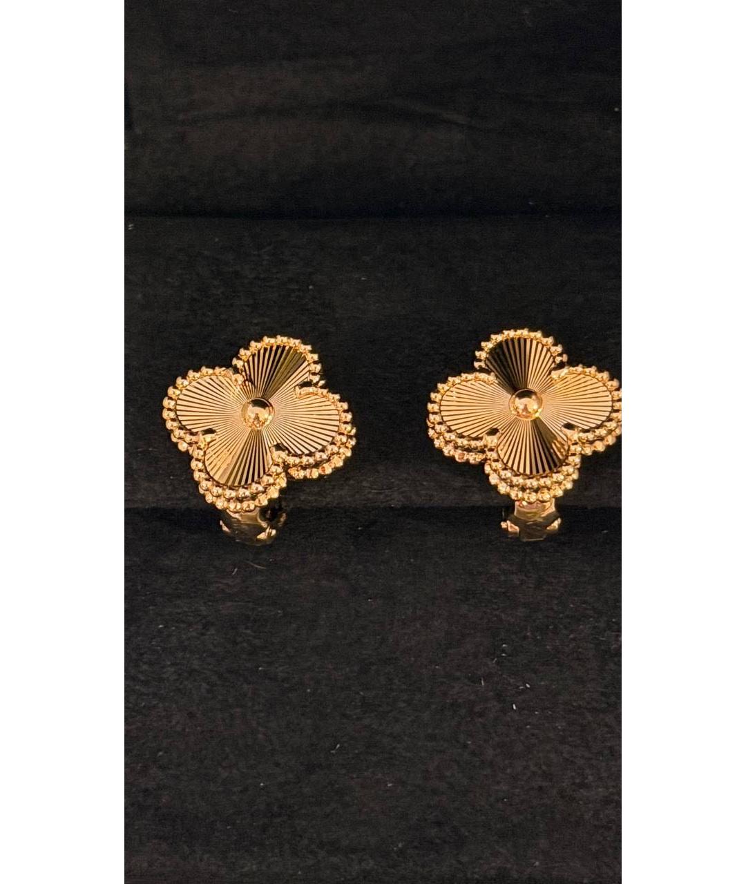 VAN CLEEF & ARPELS Золотые серьги из желтого золота, фото 2