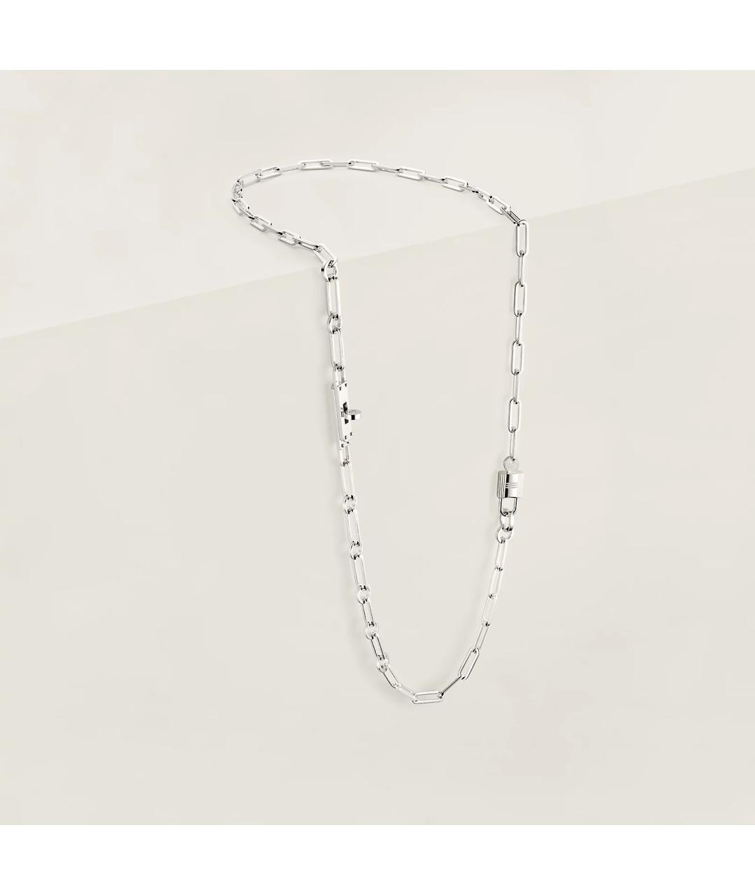 HERMES Серебряное серебряное колье, фото 5