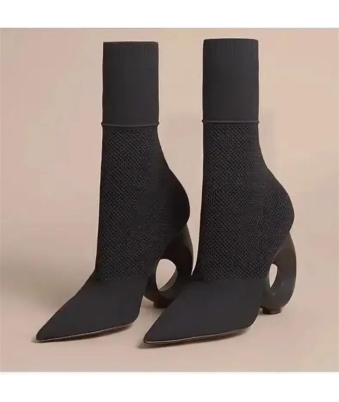 BURBERRY Черные ботильоны, фото 5