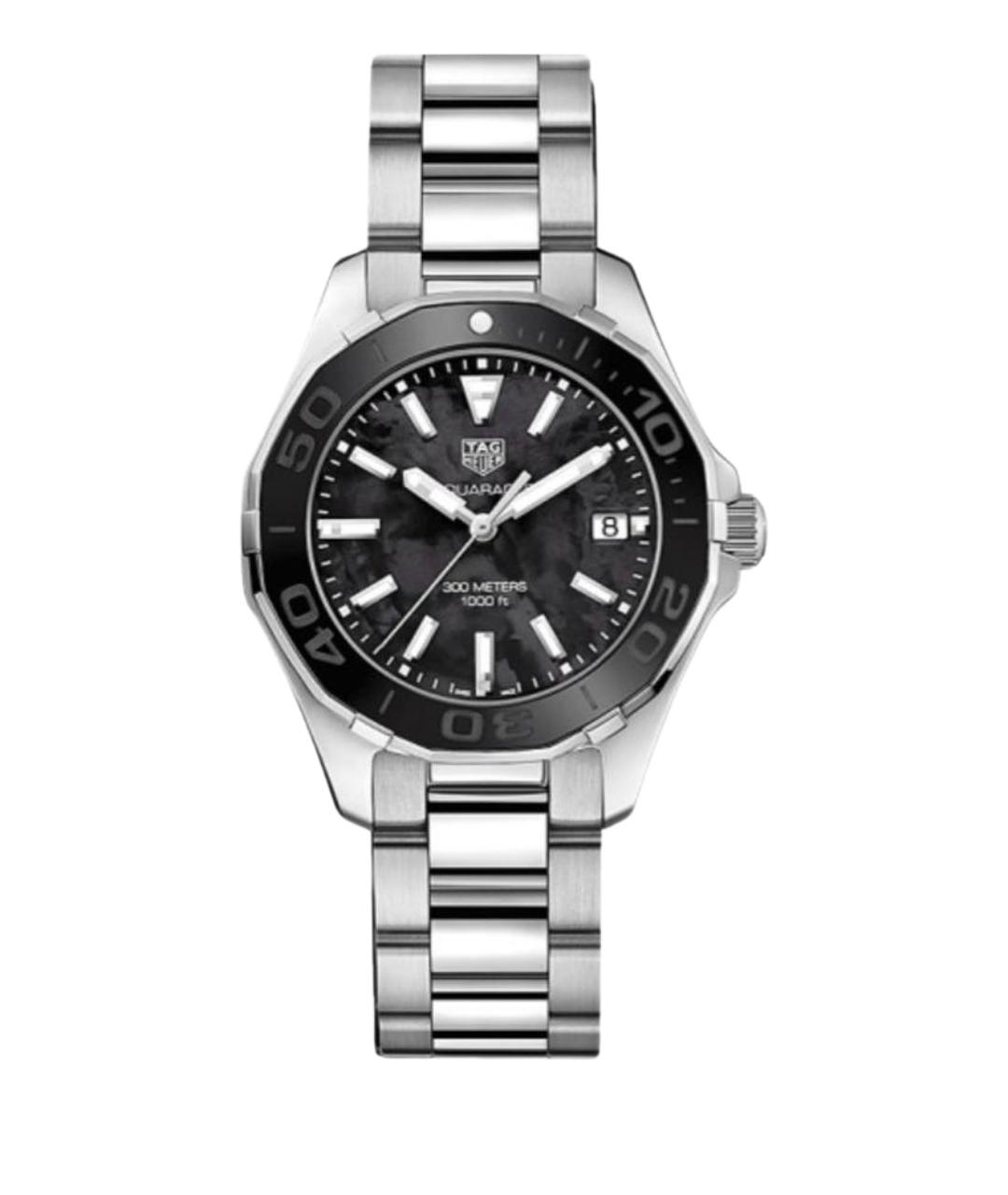 TAG HEUER Серебряные металлические часы, фото 1