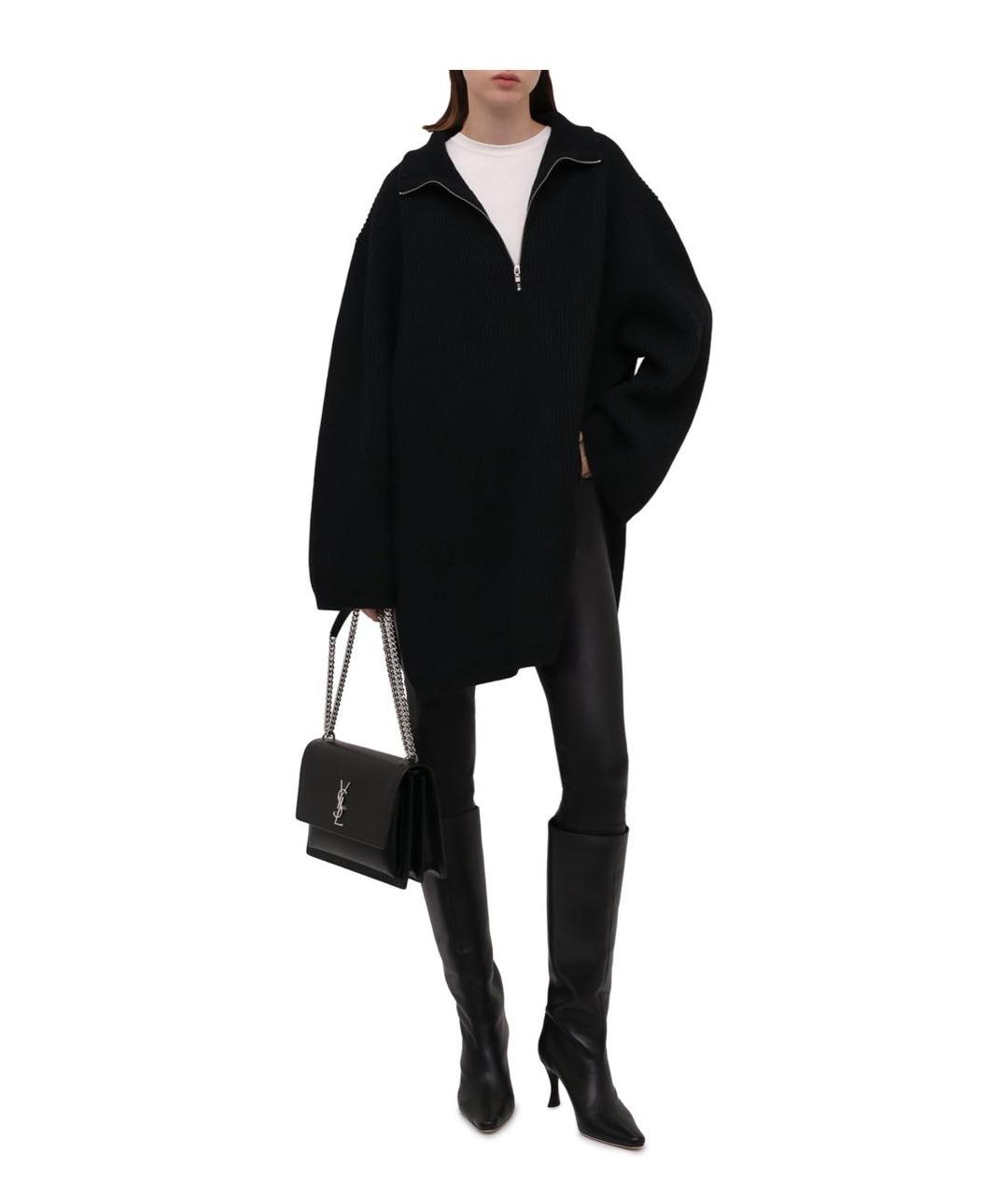 TOTEME Черный шерстяной джемпер / свитер, фото 5