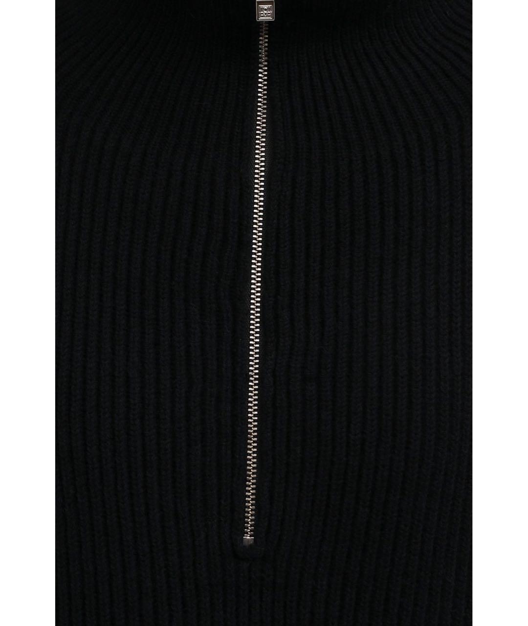 TOTEME Черный шерстяной джемпер / свитер, фото 3