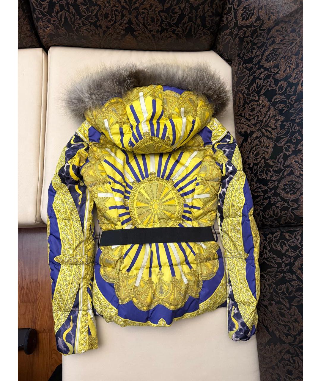 EMILIO PUCCI Желтая полиамидовая куртка, фото 2