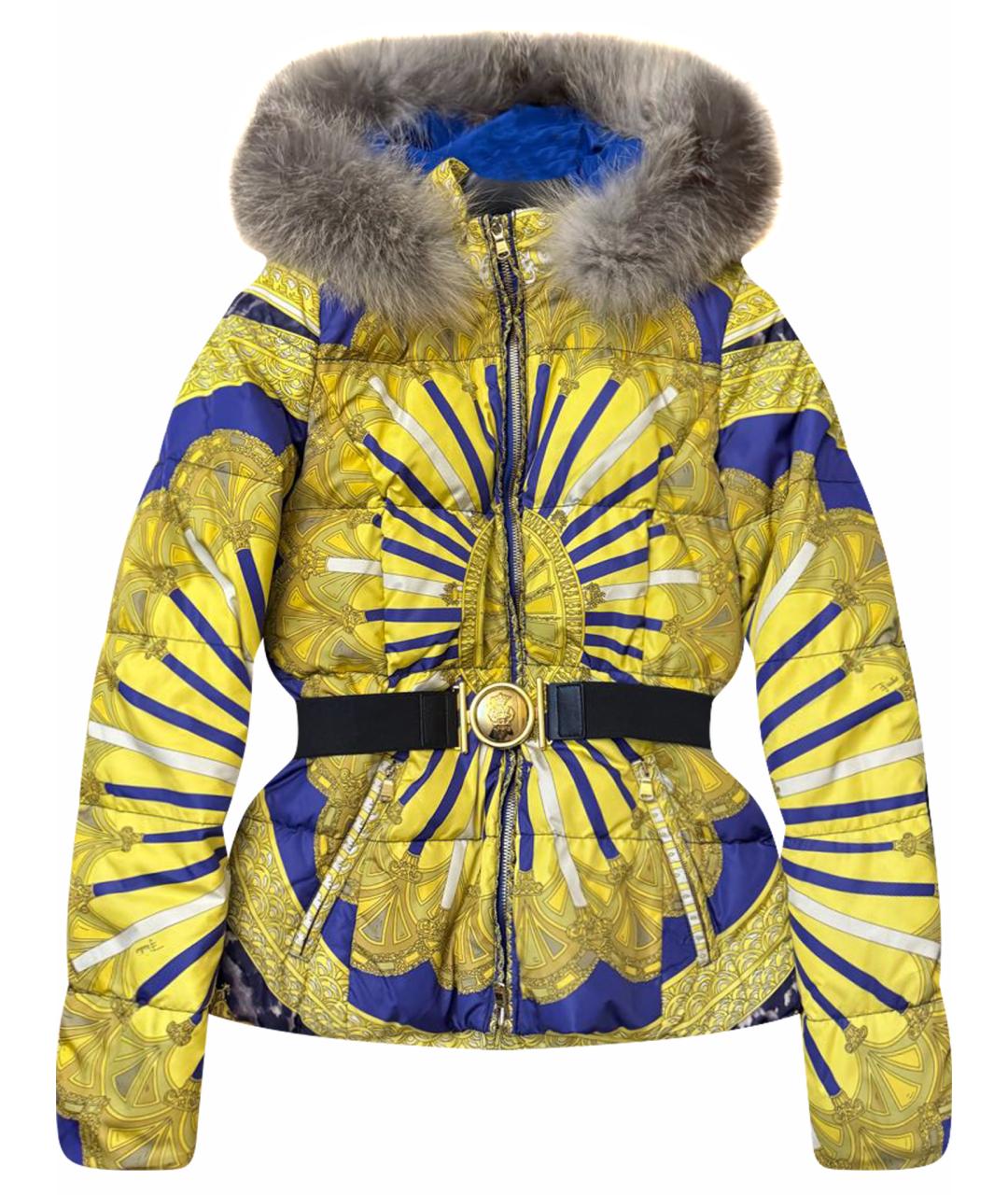 EMILIO PUCCI Желтая полиамидовая куртка, фото 1