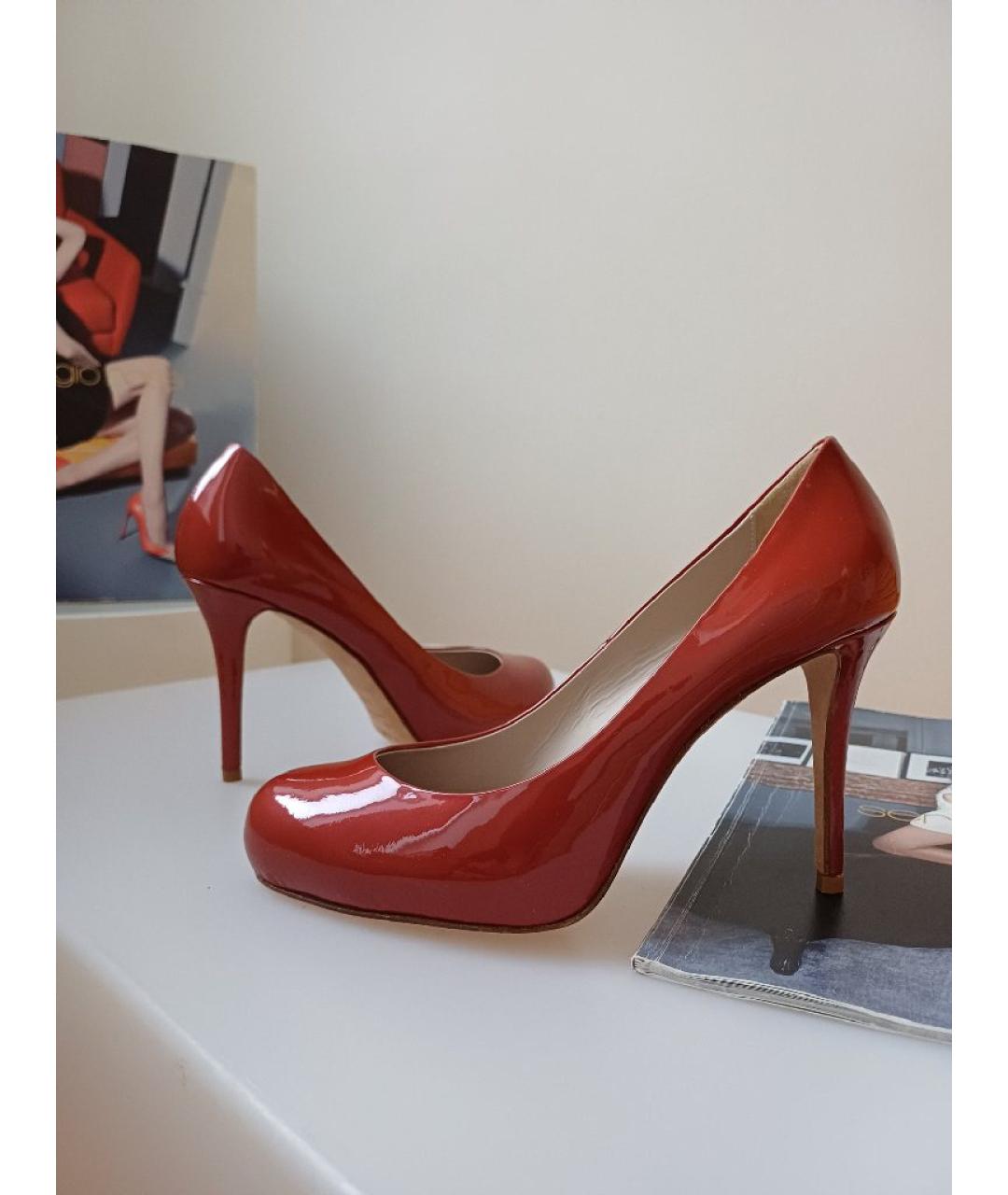 LE SILLA Красные туфли из лакированной кожи, фото 5