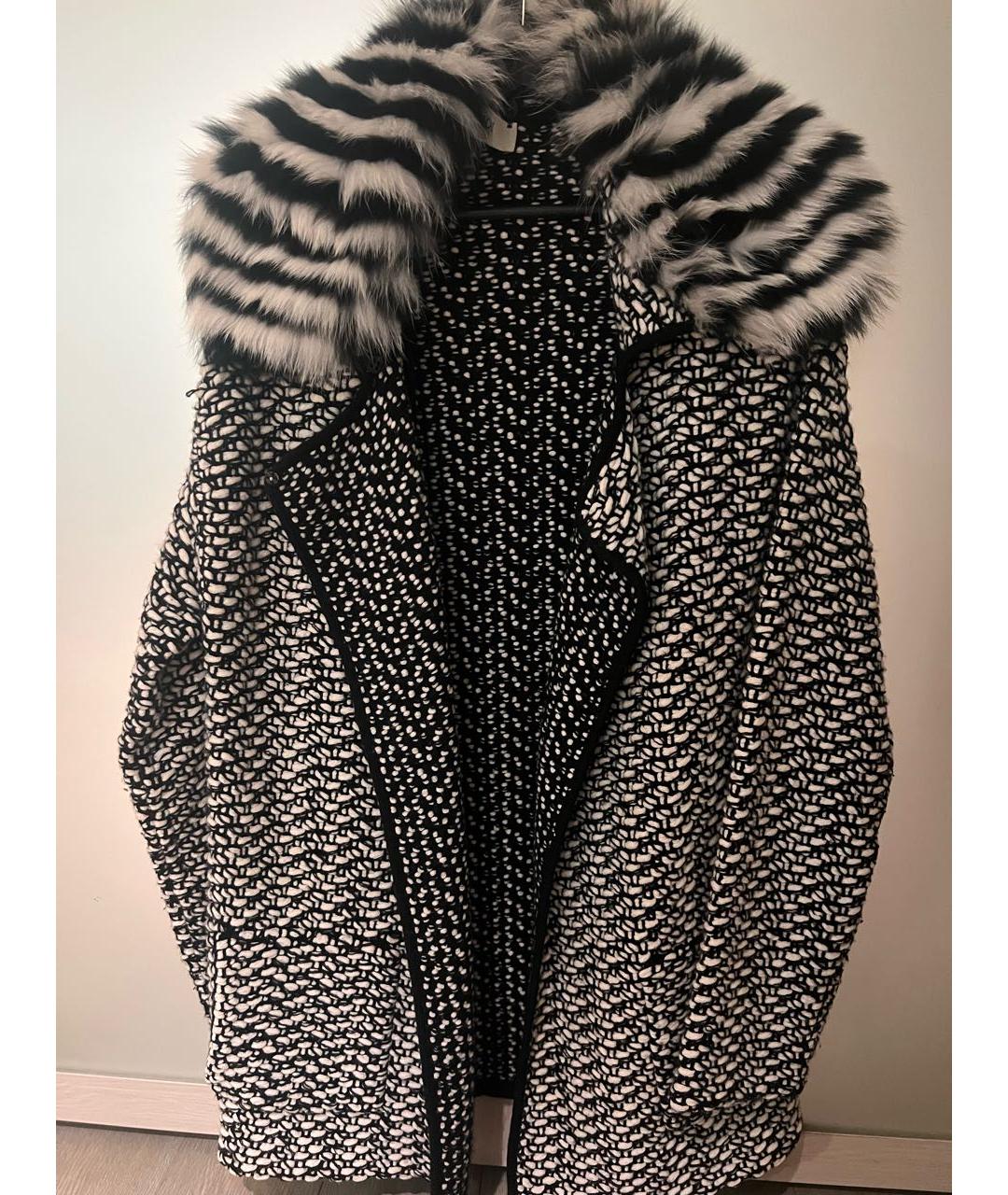 FENDI Черное хлопковое пальто, фото 5