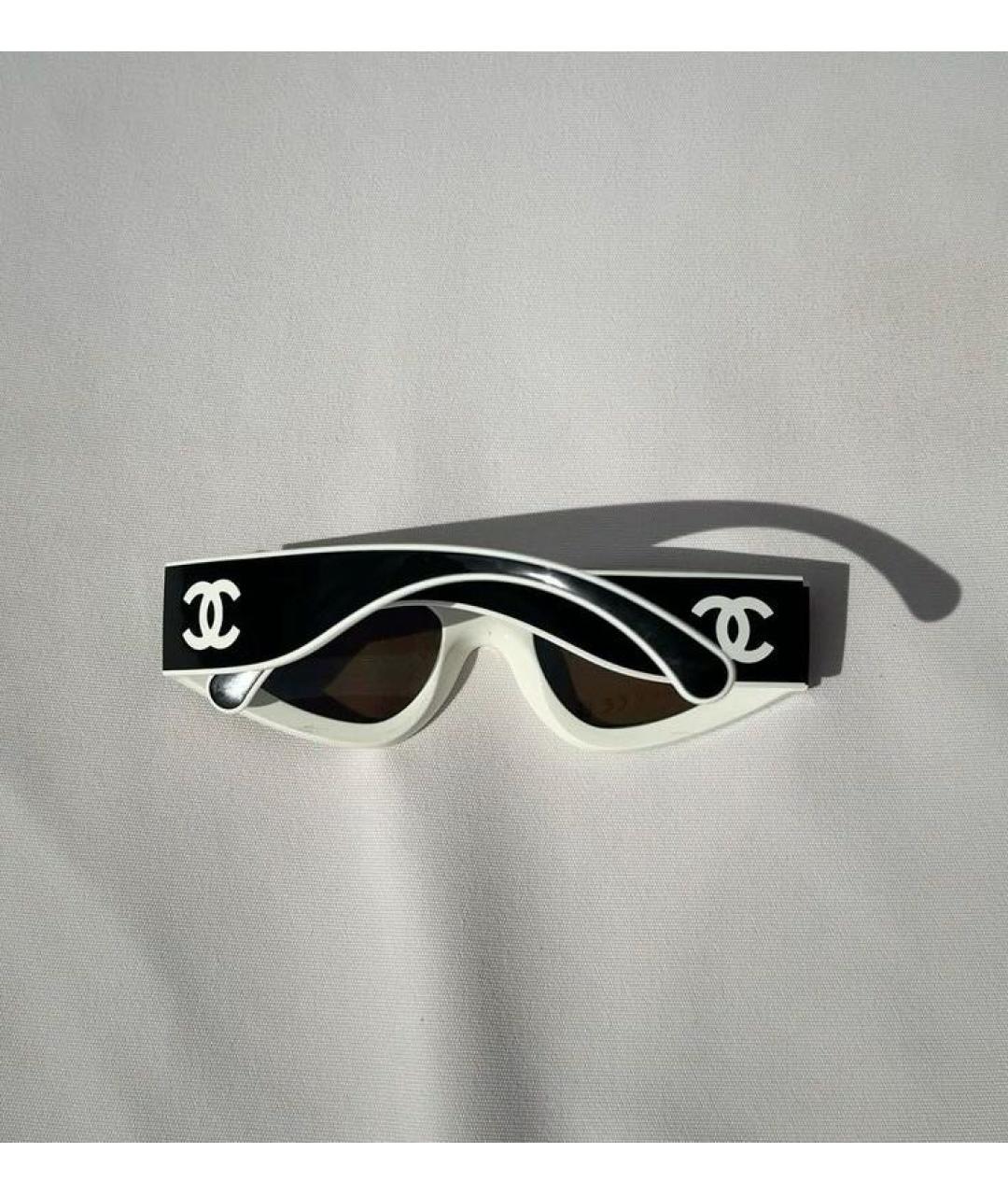 CHANEL Черные пластиковые солнцезащитные очки, фото 2