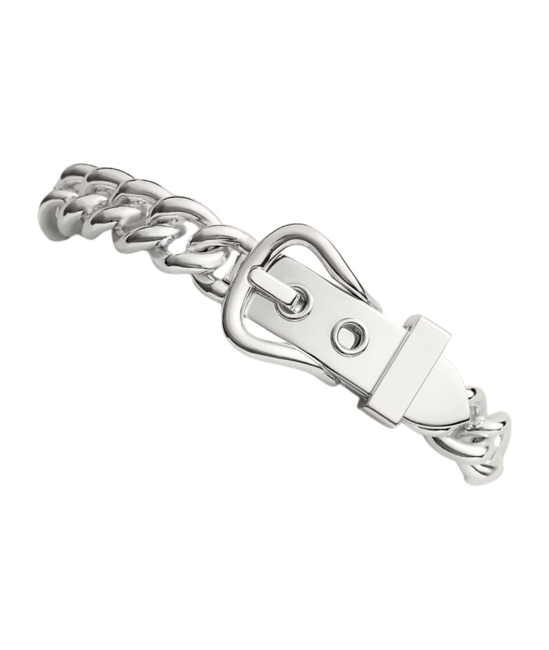 HERMES Серебрянный серебряный браслет, фото 1