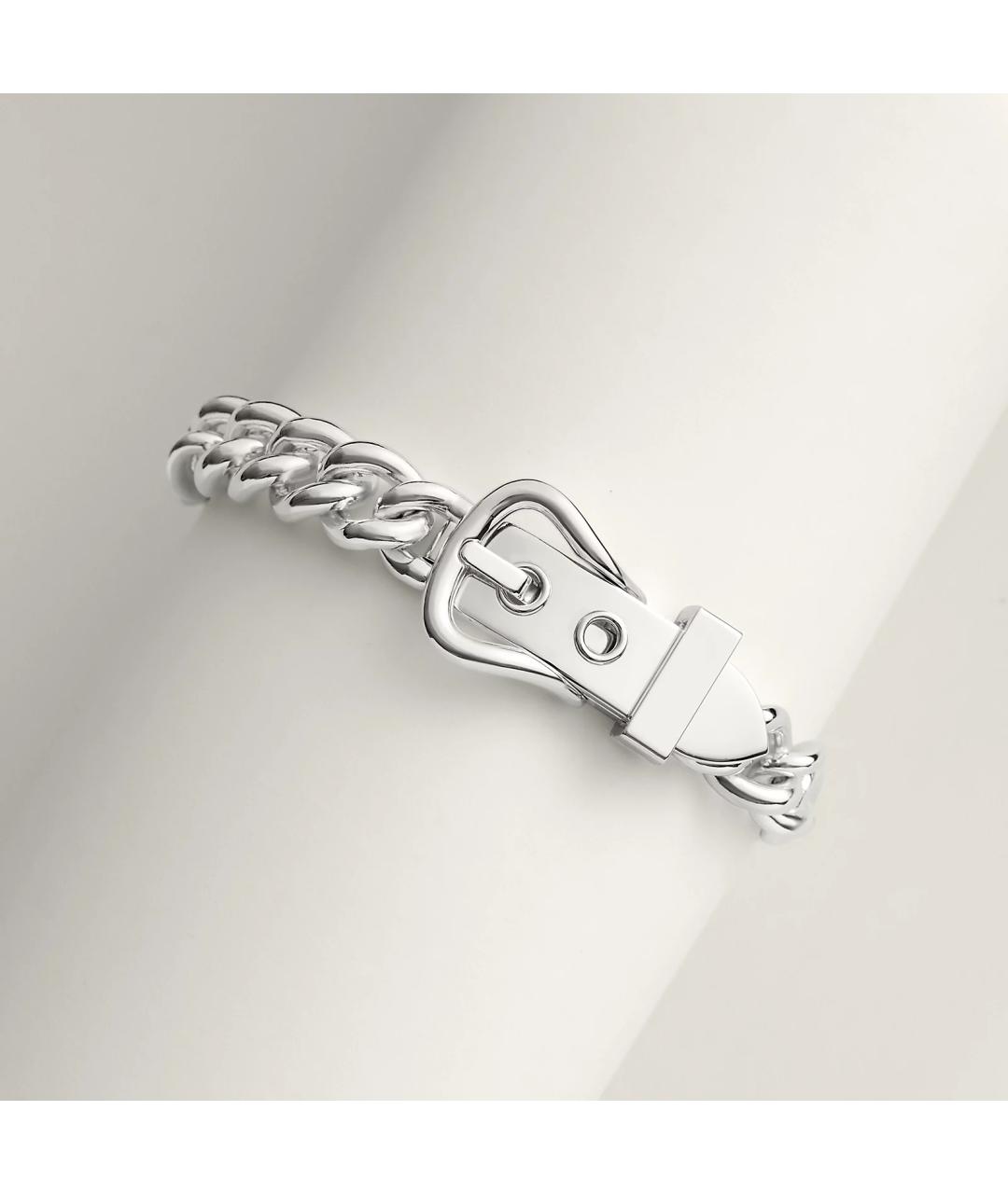 HERMES Серебрянный серебряный браслет, фото 4