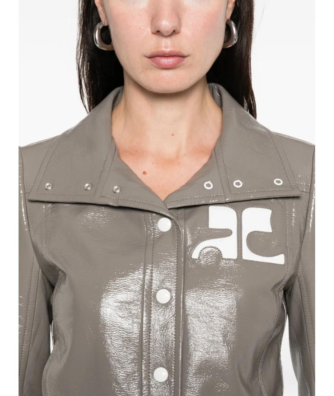 COURREGES Бежевая куртка, фото 5