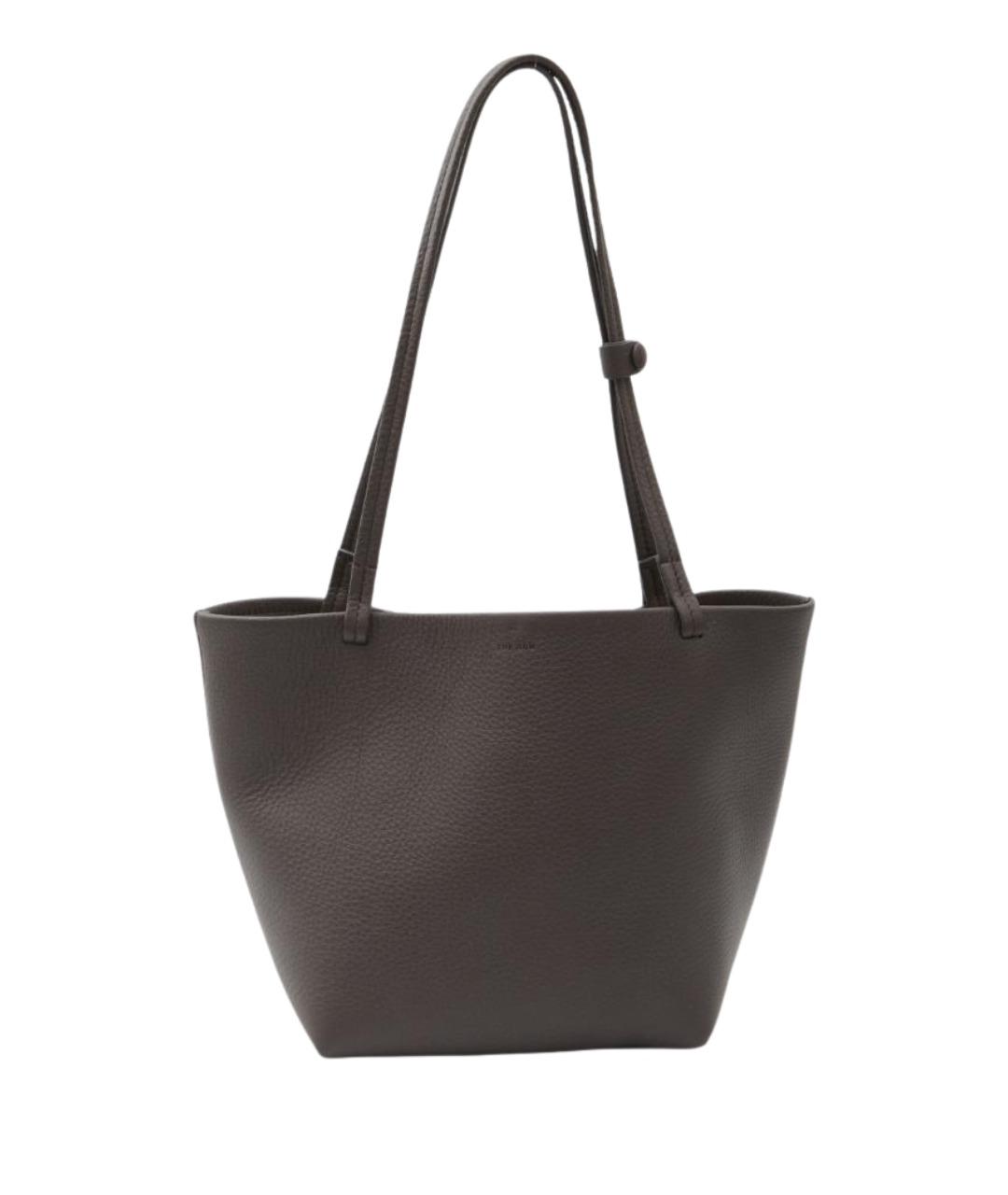 THE ROW Коричневая кожаная сумка тоут, фото 1